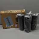 Pack of 200, Black Disposable Coffee Cup Lock Lids, Coffee Cup Lids 10-20 oz