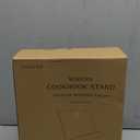 Beautiful Cookbook Stand for Your Kitchen Counter - Solid Wood Stand Easily Keeps Cook or Recipe Books Open for Convenient Cooking - Perfectly Fits Your iPad/Tablet and Enhances Any Kitchen Decor