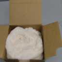 Kevin Textile 14x36 Inch Long Lumbar 1 Pack Plush Striped Corduroy Throw Pillow Cover Velvet Accent Decorative Long Body Rectangle Cushion Case for Living Room Couch Sofa Bed, Cream White