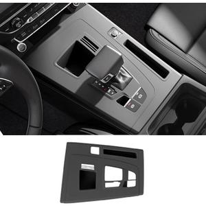 Silicone Center Console Gear Shift Frame Compatible with Audi Q5 2018-2024 | Center Console Gear Shift Panel Fit for Audi Q5 2018-2025, Central Protective Cover Pad, Automotive Interior Accessories