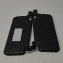 INTGET 2PCS Black Sun Visor for 1996-2000 Honda Civic Accessories 1997 1998 1999 Plastic Interior Sunvisor Replacement for Honda Civic Accessories iES CX DX EX EXR HX LX Left & Right Side