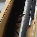 keny 29.7"-46" Baby Gate for Stairs, Auto Close Dog Gates for Doorways, Pressured Mounted No Drilling Pet Gate Extra Wide, One-Hand Opening Dual Lock Stair Gate, Indoor Kids Necessities, Black