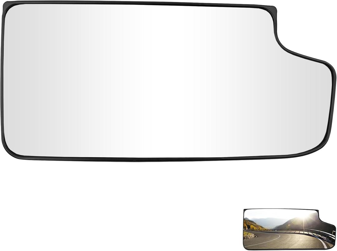 Heated Tow Lower Convex Mirror, Compatible with 2014-2017 Chevy Chevrolet Silverado GMC Sierra 1500 2500 3500 HD, Replace 23444113 Right Passenger Side Power Heating Towing Lower Convex Mirror Glass