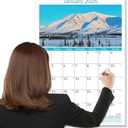 SUNEE 2026 Wall Calendar Large 22.75"x15.5", 21 Month from October 2025 to June 2027, Vertical Extra Large Monthly Calendar 2026-2027 for Wall, National Parks