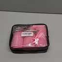 4 Sizes Self-Grip Hair Rollers Set for Long, Short Hair and Bangs - 50 Pcs with Clips (25mm, 36mm, 48mm, 60mm), Pink