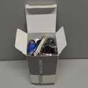 Reading Glasses Blue Light Blocking, Computer Glasses for Women Men, Fashion Square Eyeglasses 5 Pairs (Black + Leopard + Pink + Purple + Clear, +1.25)