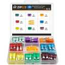 80 Pcs Standard Car Fuse, Fuses Assortment kit(1A/3A/5A/10A/15A/20A/30A/40A) Automotive Blade Fuse for RV, Truck, Marine, Auto Accessories