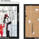PHAREGE 5x7 Picture Frame Bulk Black, Set of 18 MDF Wood Grain Frame for Display 5 by 7 Family Wedding Photos on Tabletop or Wall