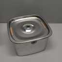 Veken Innovation Award Winner Stainless Steel Cat Water Fountain, 95oz/2.8L Automatic Pet Fountain Dog Water Dispenser with Replacement Filters & Silicone Mat, Gifts for Christmas, Cats, Dogs (Silver)