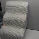 Dog Stairs Ramp for Couch 15.7" H, 3-Step Pet Stairs for Small Dogs with High Density Foam, Dog Slope Stairs with Durable Non-Slip Bottom for Puppy Grey