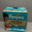 Pampers Swaddlers Diapers, Size 0 (up to 10 lbs), 140 Count, Absorbent, Keeps Baby Dry and Comfortable, Skin Safe Disposable Baby Diaper 