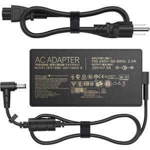 150W AC Charger Fit for Genuine Asus TUF Gaming A15-FA506IH A17-FA706IH FX505GT FX505DT A18-150P1A ASUS ROG G531GT-AL123T XS53 G531GD Zenbook Pro 14 ADP-150CH B 20V 7.5A Laptop Adapter