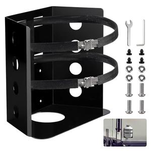 𝙐𝙥𝙜𝙧𝙖𝙙𝙚 20 LB Heavy Duty Propane Tank Holder, Scratch Resistant Stainless Steel Propane Tank Bracket, Fits 12in Tank ,for RV Truck Trailer Vehicle Boat, Replace BKT-2290