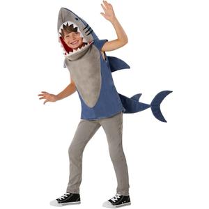 Morph Shark Costume Kids, Kids Great White Shark Costume, Boys Halloween Costumes (Large)