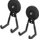 Heavy Duty Storage Magnetic Utility Hooks, Ndfeb Strong Large Garage Magnet Hooks, Extra Big Magnetic Hook, Industrial Magnet Holder for Hanging Power Drill Broom Garden Tools Pegboard 2 Pcs