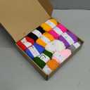 Aeelike Crochet Kit for Beginners Young and Old, First Crochet Kit for Adults Include 23pcs Crochet Hooks, 655 Yards Yarn Set for Crocheting, Instruction, Bag, Crochet Accessories and Supplies, Black