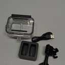 FitStill Underwater Waterproof Diving Housing for Go Pro Hero 13/12/11/10/9 Black,60M/196FT Protective Underwater Diving Housing Shell Accessories (Hero 13/12/11/10/9 Black)