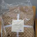 Boho Living Jada Decorative Throw, Includes Accent, Premium Woven Design, Living Room Dcor, (2) 20" x 20" Pillow Cover with Insert, Beige