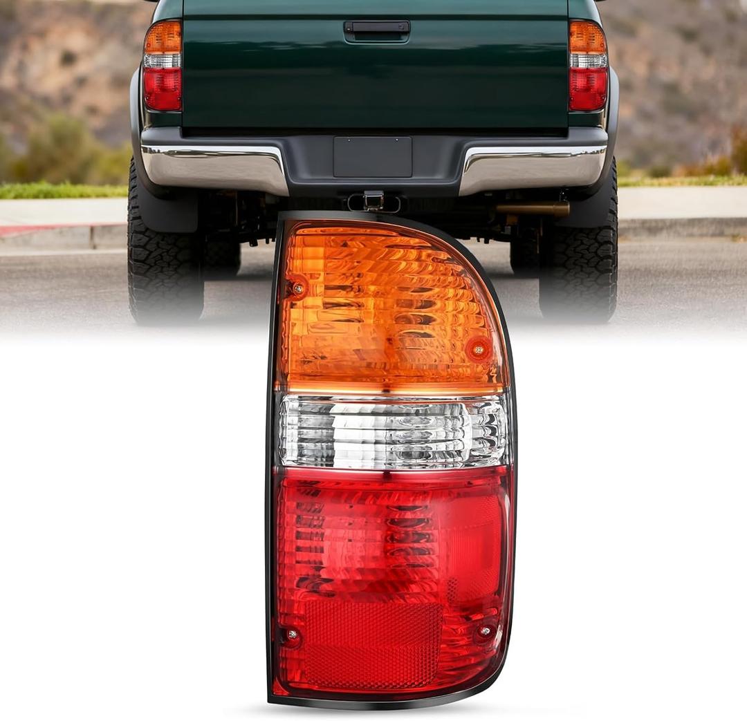 Taillight Assembly Compatible with 2001 2002 2003 2004 Toyota Tacoma Rear Lamp Replacement OE Style Passenger Side (right side)