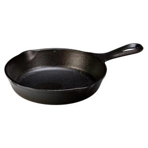 Lodge Seasoned Cast Iron Skillet - PFAS-Free, Non-Toxic Cookware - Use with an Oven, Stove, Grill, or Campfire - Naturally Non-Stick & Oven Safe - 6.5 Inches
