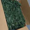 HomeKaren Christmas Garland 18 Ft by 12 Inch Prelit Fraser Fir Xmas Garland with 100 LED Lights, Lush and Classics Green Style for Indoor Outdoor Home Decoration