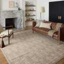 Loloi Darby Collection DAR-07 Pebble/Sand 6'7" x 9'3" Area Rug