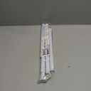 White Tension Curtain Rod for Windows 28 to 48 inch, Adjustable Expandable Pressure Spring Curtain Rod No Drilling, 7/8" Curtain Rod for Bedroom Doorway Closet Door