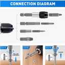 Screw Extractor Set 33 Piece  Easy Out Drill Bits for Stripped Screws, Nuts & Bolts | Gifts for Men, Dad, Husband | Christmas Stocking Stuffers & Handy Tool Kit