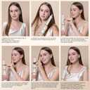 6 in 1 Blow Dryer Brush, Upgrade Hair Dryer Brush Set Negative Ion Air Styler Curling Wrap Air Curler, Hot Air Brush Curling Iron Hair Styling Tools As A Gift for Straight/Curl/Dry/Smooth, White