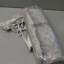 Electric Heated Foot Warmer Soft Flannel Foot Heater with 2h Auto Off & 3 Heat Levels Full Body Use Heating Pad for Feet, Abdomen, Cramps, Pain Relief Pocket Design 16" x 22" Light Grey