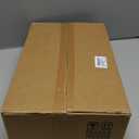 LANDNEOO 6 Pack 14oz Vintage Glass Coffee Mugs with Bamboo Lids and Spoons, Green Embossed Drinking Glasses for Iced Coffee, Tea, Latte