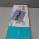 HUO JI White Gaming Keyboard USB Wired with Rainbow LED Backlit, Floating Keys, Mechanical Feeling, Spill Resistant, Ergonomic for Xbox, PS Series, Desktop, Computer, PC