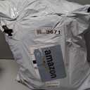 ULTCOVER 600D Tough Canvas Heavy Duty Rectangular Patio Table and Chair Cover - Waterproof Outdoor General Purpose Furniture Covers 88Lx62Wx28H inch, Black