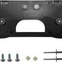 Front Bumper License Plate Frame Bracket Holder Compatible with 2003 2004 2005 2006 2007 GMC Sierra 1500 2500HD 3500HD Replace 15199886,GM1068135