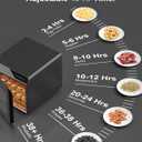CROWNFUL Food Dehydrator Machine, 7 Stainless Steel Trays, Large Drying Space Dehydrated Dryer, Adjustable Timer and Temperature Control, Dryer for Jerky, Fruit, Meat, Herbs, 30+ Free Online Recipes