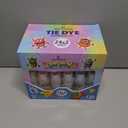 24 Colors Tie Dye Kit, Tie Dye Set for Kids, Pre-Filled Bottles, Non Toxic Permanent Fabric Dye Art Set, Easy DIY Fabric Art - Create Fun (24 Colors)