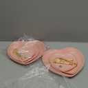 Layhit 2 Pack Valentine's Day 3 Tier Cupcake Stand Heart Shaped 3 Tiered Serving Trays for Party Plastic Tray Dessert Cupcake Stand for Tea Party Baby Shower Wedding(Pink)