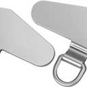 TENOC Metal Phone Tether Tab, Metal Phone Patch, Universal Cellphone Lanyard Pad for Full Phone Cases, 2 x Sliver