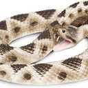 Safari Ltd. Eastern Diamondback Rattlesnake Figurine - Realistic 40" Model Figure - Educational Toy for Boys, Girls, and Kids Ages 18M+
