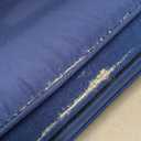 Outdoor Chair Cushions Set of 4, Waterproof Outdoor Seat Cushions for Patio Furniture, Patio Chair Cushion with Handle and Ties, Square Out Door Chair Pads,19" x 19" x 3", Navy Blue