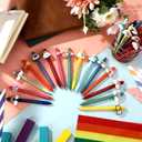 30 Pcs Operation Christmas Pens Inspirational Rainbow Ballpoint Pens with Motivational Words Rainbow Party Favors Classroom Rewards Gifts from Teachers