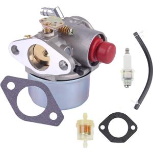 Cnfaner 640025 640025A Carburetor for Tecumseh OH195EA TVM195 OHH45 OHH50 OHH55 OHH60 OHH65 5.5HP 6HP OHH OHV Series Engines 640004 640014 640025B 640117B Lawn Mower