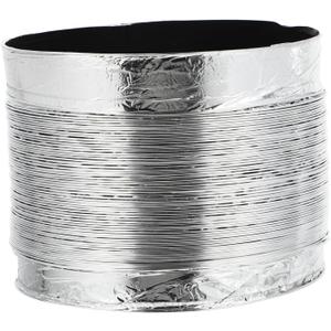 TEHAUX 1Pc Aluminum Foil Telescopic Duct Double Exhaust Air Hose for Kitchen Ventilation Practical Flexible Design for Efficient Airflow