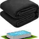 7.5' 11' Rectangle Pool Liner Pad for Above Ground Pool, Durable Pre-Cut Under Pool Padding, Puncture Protection and Extend Liner Life