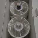 Mini Cordless Table Lamp 2 Pack - 11.4" Stepless Dimmable Touch Lamp with Fabric Shade, Small LED Lamps, 4000mAh Rechargeable Battery Operated Lamps for Dinning Room, Bedroom, Bar (Gold)