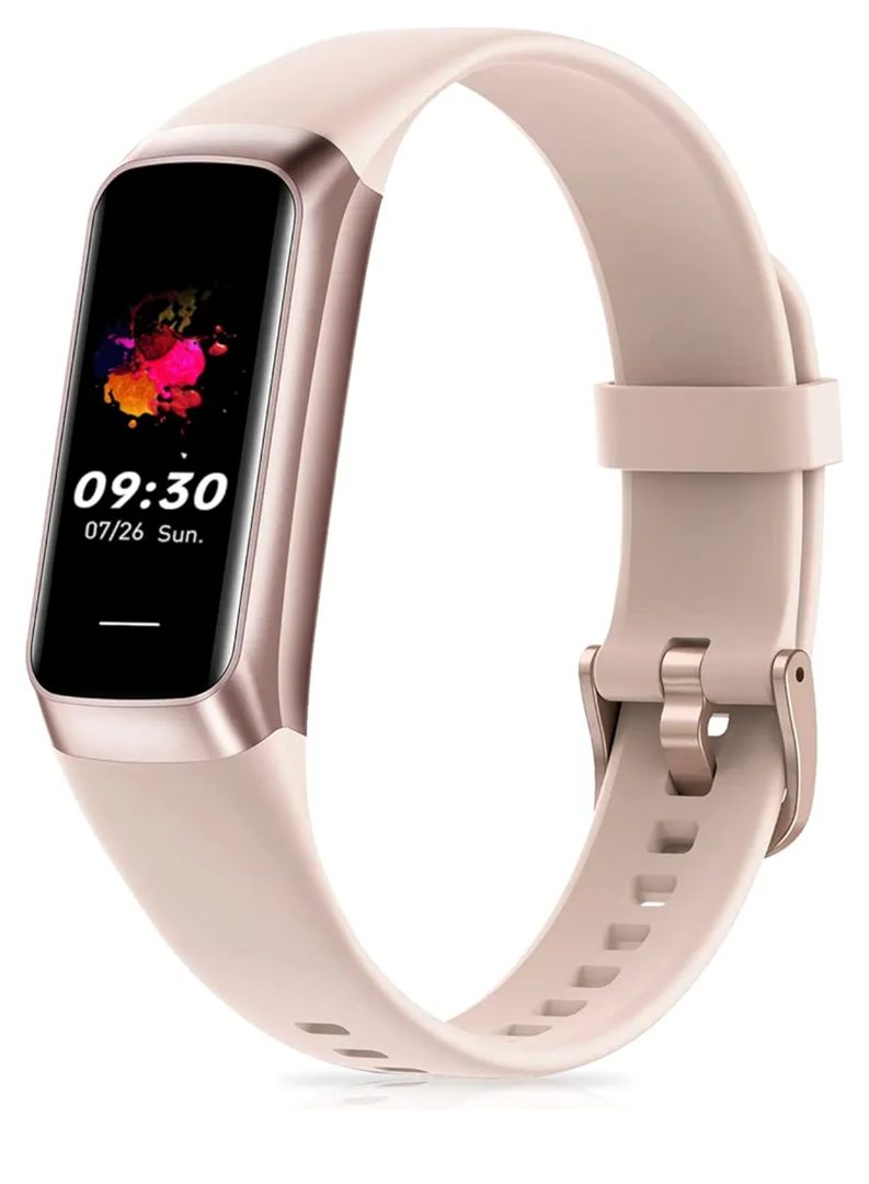 Fitness Tracker with 24/7 Heart Rate, Blood Oxygen Blood Pressure Sleep Monitor, Activity Trackers 5 ATM Waterproof,Step Calorie Counter Pedometer Health Smart Watch for Women Men