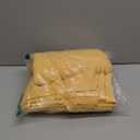 DWCN Velvet Curtains Room Darkening Back Tab and Rod Pocket Window Panels, Light Blocking Tieable Drapes for Bedroom Living Room Baby Nursery, W52 x L84, 2 Panels, Yellow