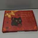 Black Cat Yarn Holder for Crocheting, Wooden Crochet Yarn Holder Magnetic Yarn Spinner with Accessories Storage Anti-Slip Pads,Yarn Ball Holder Crochet Gift for Knitting Lovers with Gift Box Packaging