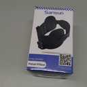 Upgraded Travel Pillow, U-Shaped Airplane Head Strap for All Heights, 360 Support, 3D Sleep Mask, 100% Light Blocking, Long Flights Essentials Headrest, Stop Bobblehead, Black