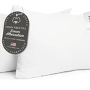 Digital Decor 100% Cotton Luxury Hotel Pillows Standard Size Set of 2, Cooling Hypoallergenic Down Alternative Pillows for Sleeping, Firm Support for Side & Back Sleepers, Made in USA, 26" x 20"